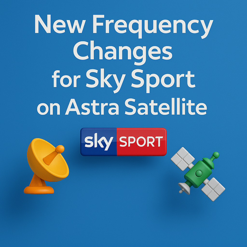 New Frequency Changes for Sky Sport on Astra Satellite