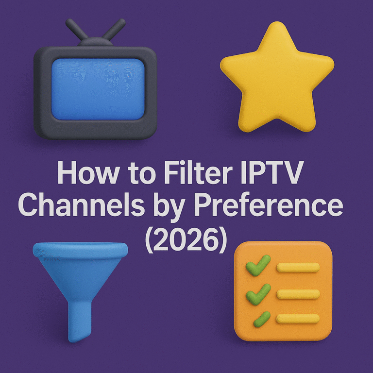 How to Filter IPTV Channels by Preference 2026