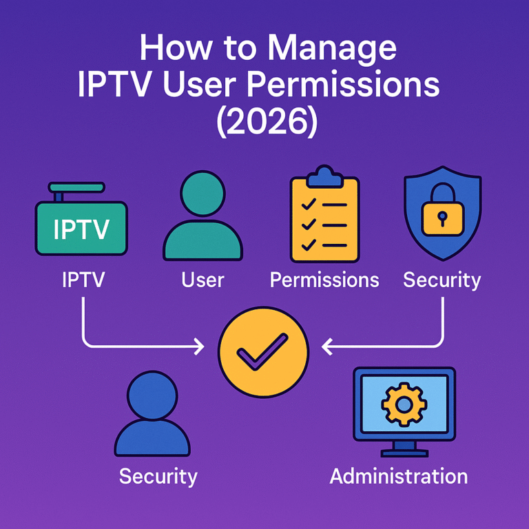 How to Manage IPTV User Permissions (2026)