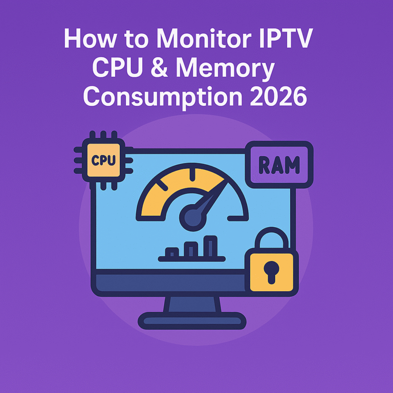 How to Monitor IPTV CPU & Memory Consumption 2026