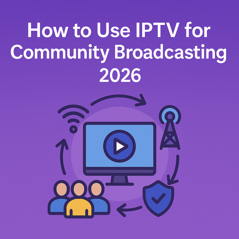 How to Use IPTV for Community Broadcasting 2026