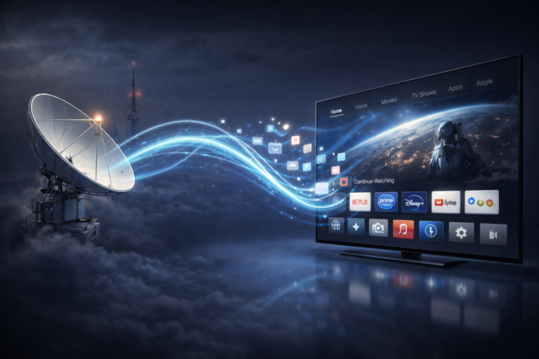 European TV channels alongside modern streaming platforms