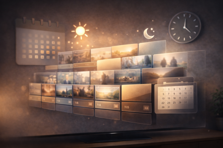 European TV schedules influencing daily viewing habits