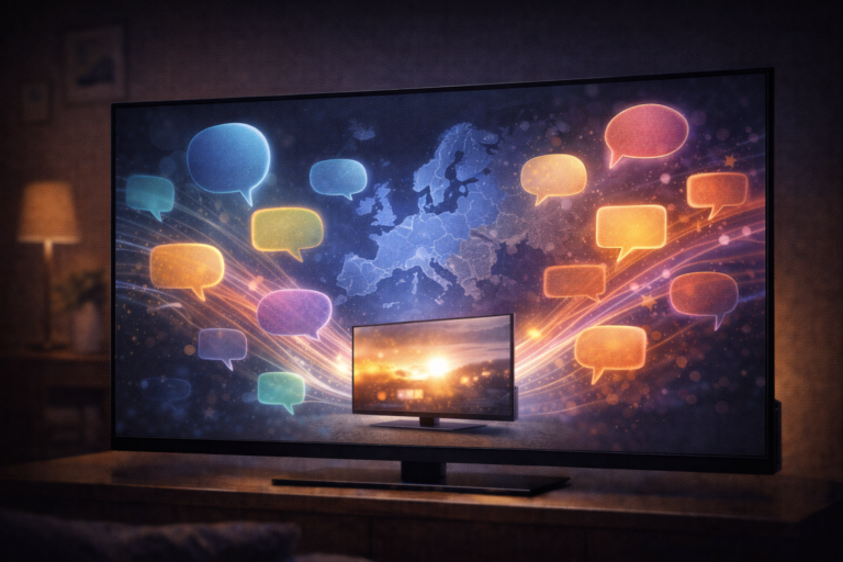 Language diversity shaping television consumption in Europe