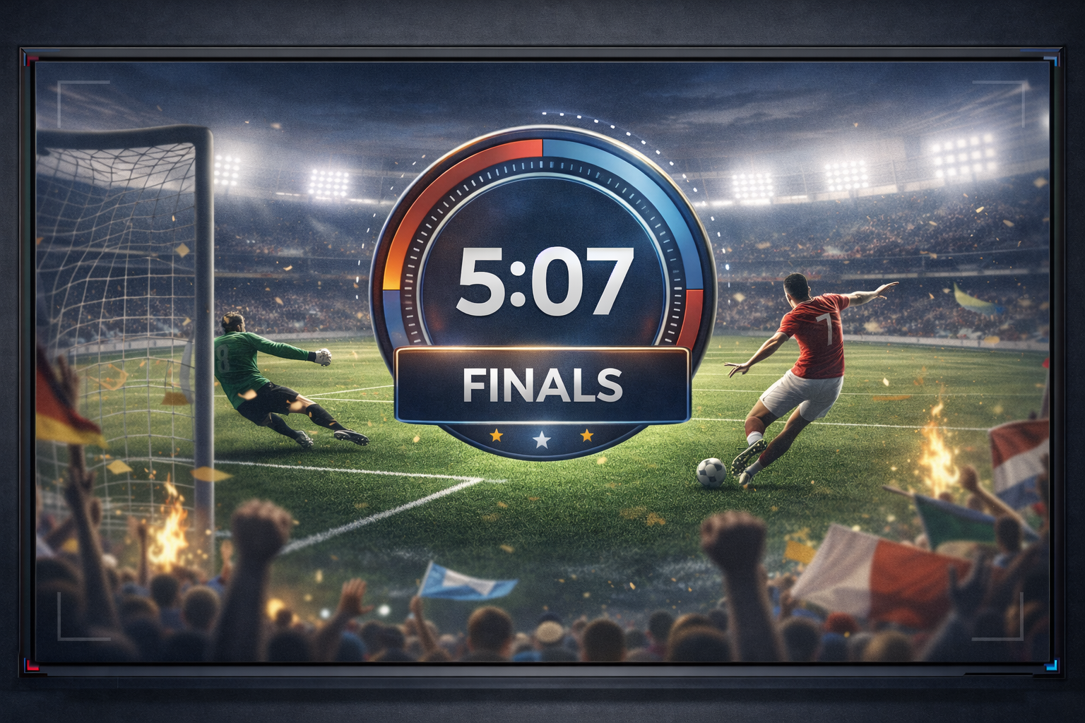 Professional illustration representing major sports finals viewership