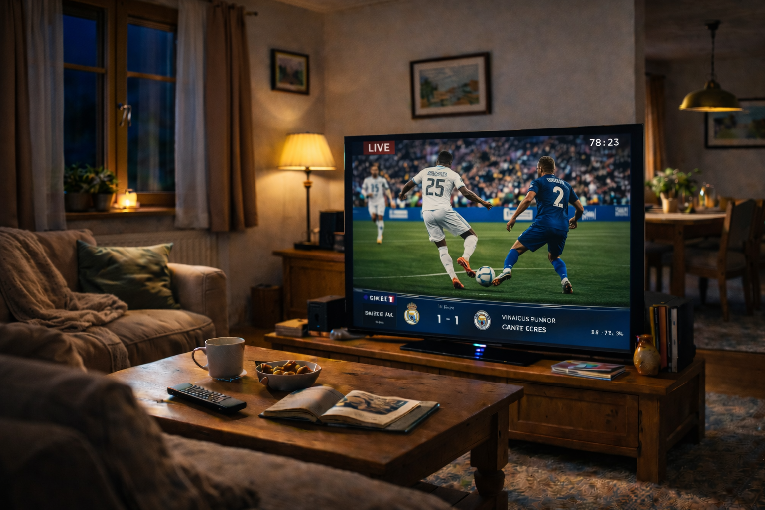 Shared sports TV viewing in Austrian household 2026